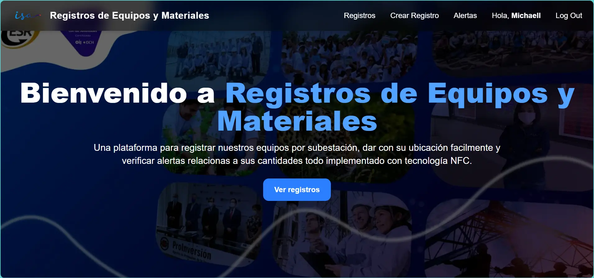 Registro e Histórico de Equipos y Materiales
